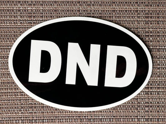 DND  Drag and Drive Sticker